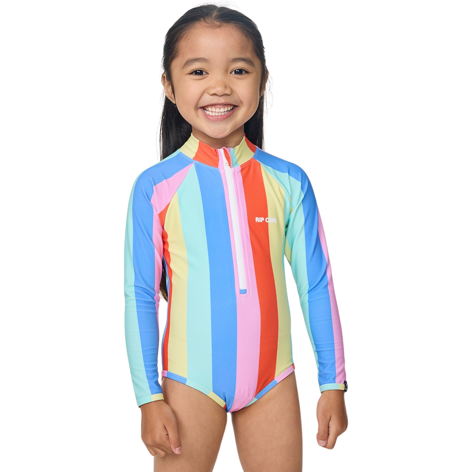 2026 Rip Curl Enfants Rainbow Stripe Surf Suit 13UJRV - Multico